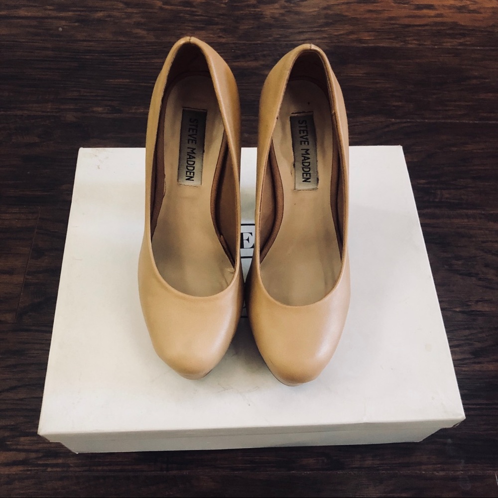STEVE MADDEN wooden Block heels 👠